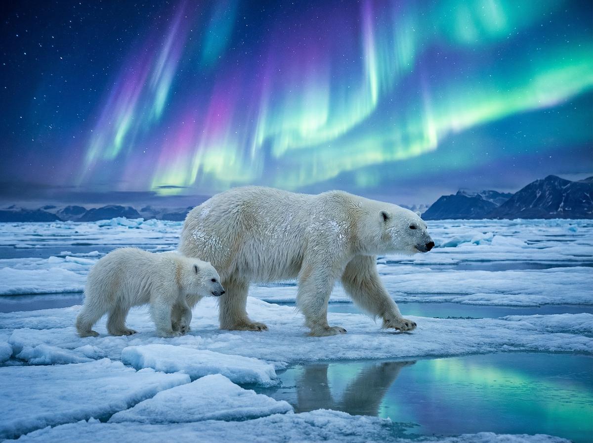 泄密泄密纪录：北极熊捕鱼视频全过程